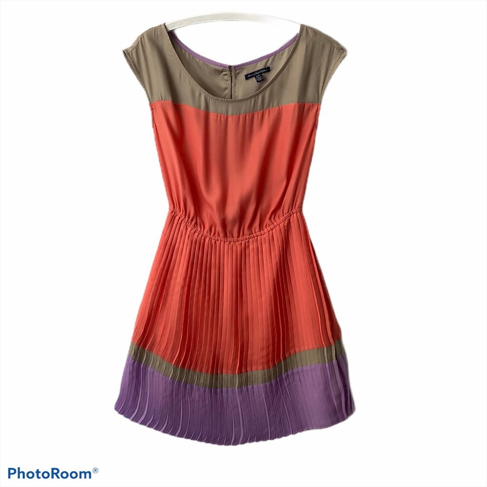 American Eagle Accordion Pleat Dress XS